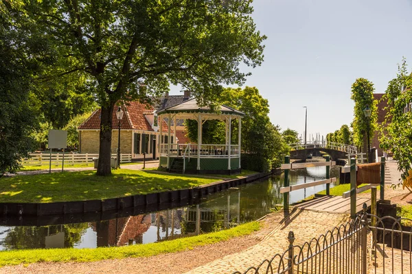 Enkhuizen Hollanda Haziran 2022 Footbridge Enkhuizen Deki Zuiderzee Müzesi Nin — Stok fotoğraf