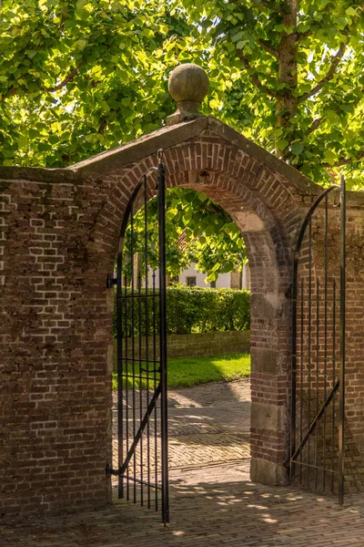 Enkhuizen Paesi Bassi Giugno 2022 Vecchio Cancello Nel Centro Del — Foto Stock