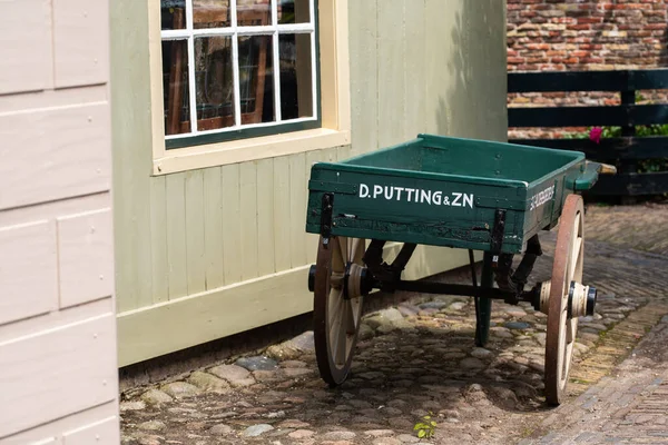 Enkhuizen Países Bajos Junio 2022 Carrito Viejo Museo Zuiderzee Enkhuizen —  Fotos de Stock