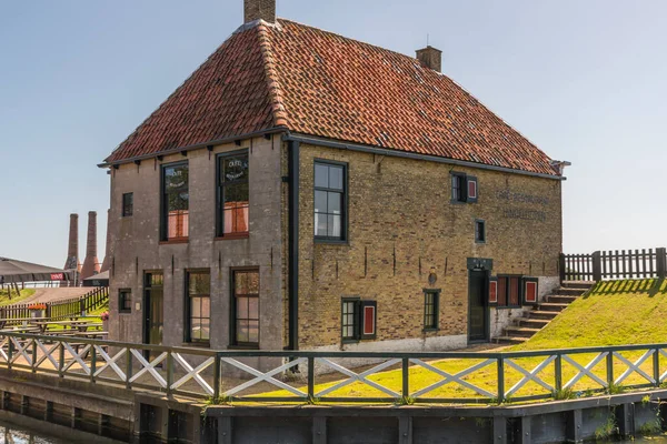 Enkhuizen Hollanda Haziran 2022 Enkhuizen Terası Olan Eski Bir Bar — Stok fotoğraf