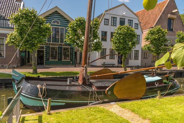 Enkhuizen Hollanda Haziran 2022 Enkhuizen Deki Zuiderzee Müzesi Nde Balıkçı — Stok fotoğraf