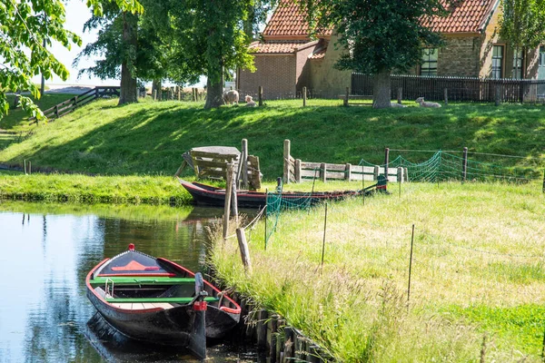 オランダのエンクヒゼン 2022年6月 EnkhuizenのZuiderzee博物館で昔ながらの漁船 高品質の写真 — ストック写真