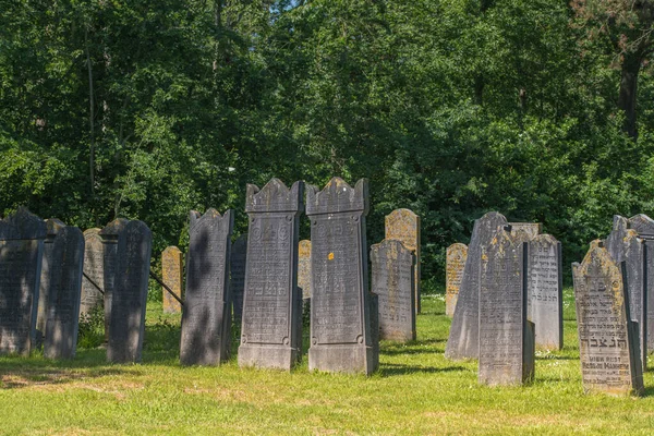 Den Helder Netherlands June 2022 Old Dilapidated Graves Jewish Cemetery — Stock Photo, Image