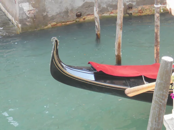 Venice Italy May 2011 Details World Famous Gondolas Venice High — 图库照片