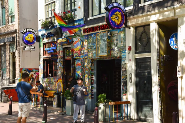 Amsterdam Netherlands August 2022 Colored Facade Coffee Shop Ion Amsterdam — Stockfoto