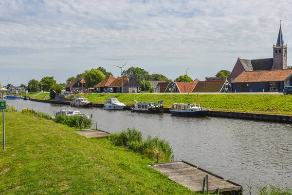 Kolhorn Netherlands August 2022 Waterways Holland Sunny Day High Quality — Zdjęcie stockowe