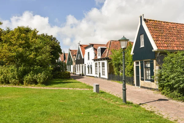 Oudeschild, Netherlands. August 2022. The fishermen's cottages of Oudeschild, a village on the island of Texel. High quality photo