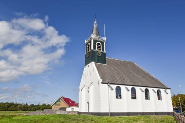 Texel, Netherlands. August 2022. The sailor's church in Oudeschild on the island of Texel. High quality photo