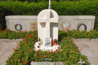 Texel, Netherlands. August 2022. The georgians' war cemetery on the island of Texel. High quality photo clipart