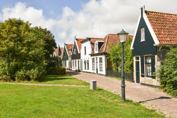 Oudeschild Netherlands August 2022 Fishermen Cottages Oudeschild Village Island Texel — Foto de Stock
