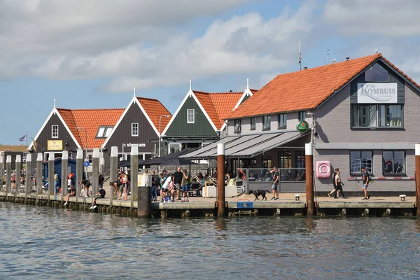 Texel, Netherlands. August 2022. The port of Oudeschild on the island of Texel. High quality photo