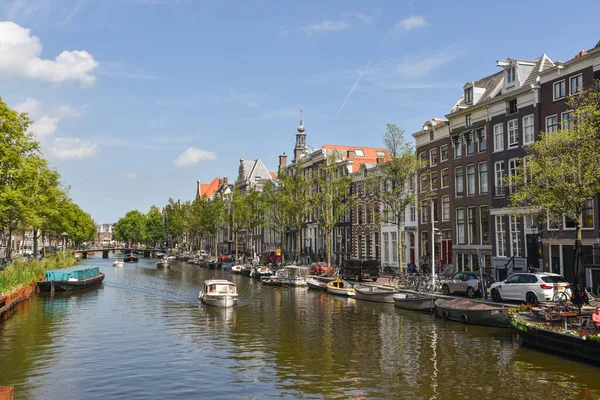 Texel Netherlands August 2022 Canals Houseboats Amsterdam High Quality Photo — Stok fotoğraf