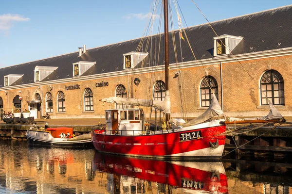 Den Helder Nederländerna Oktober 2022 Historiska Fartyg Willemsoords Museihamn Den — Stockfoto
