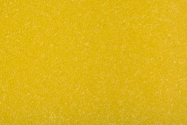 Gelbe Synthetische Schwamm Detail Textur Küche Schwamm Strukturierten Hintergrund Gelbe — Stockfoto
