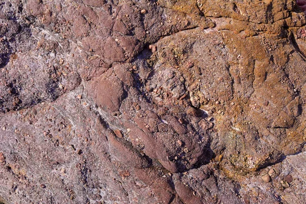 Dark Red Natural Mineral Texture Stones Beach — Stock Photo, Image