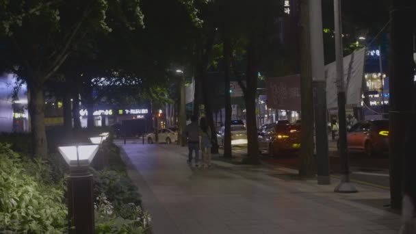 Beautiful High Angle City Landscape View Seoul Station — Video Stock