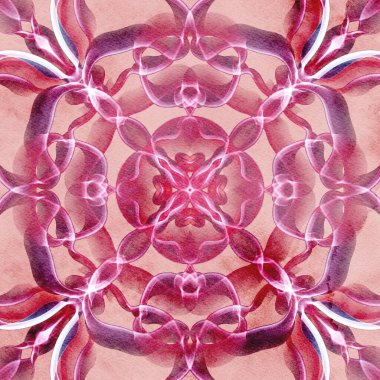 Tekstil tasarımı, kumaş baskıları ve duvar kağıtları için soyut psikedelik yüzey deseni.