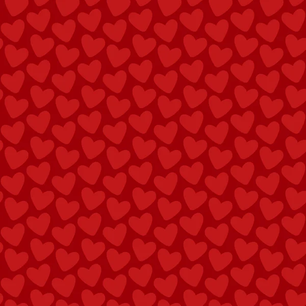 Valentinstag Nahtloses Herzmuster — Stockvektor