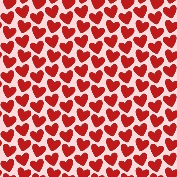 Valentines Day Seamless Heart Pattern — Stockvektor