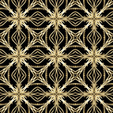 Pırıl pırıl altın renginde kusursuz bir yüzey deseni. Moda tasarımı, giysi, kumaş, ev dekorasyonu, yatak, duvar kağıtları, davetiyeler, tebrik kartları ve hediye paketleri için kullan.