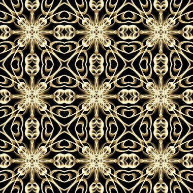 Pırıl pırıl altın renginde kusursuz bir yüzey deseni. Moda tasarımı, giysi, kumaş, ev dekorasyonu, yatak, duvar kağıtları, davetiyeler, tebrik kartları ve hediye paketleri için kullan.