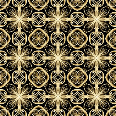 Pırıl pırıl altın renginde kusursuz bir yüzey deseni. Moda tasarımı, giysi, kumaş, ev dekorasyonu, yatak, duvar kağıtları, davetiyeler, tebrik kartları ve hediye paketleri için kullan.