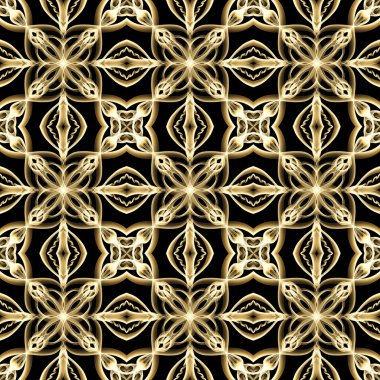 Pırıl pırıl altın renginde kusursuz bir yüzey deseni. Moda tasarımı, giysi, kumaş, ev dekorasyonu, yatak, duvar kağıtları, davetiyeler, tebrik kartları ve hediye paketleri için kullan.