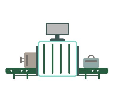 Gümrük kontrolü, valiz, bavul ve çanta kontrolü..