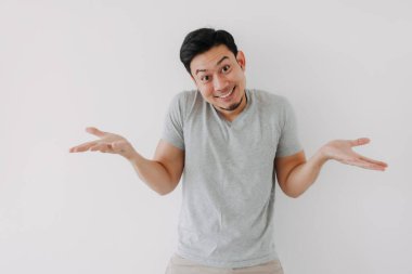 Mutlu yüz ifadesi, hiçbir sorun ve endişeyi ifade etmiyor..