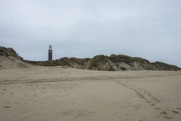 Fyr Sanddynerna Nära Byn Ouddorp Före Detta Goeree Overflakkee Vid — Stockfoto