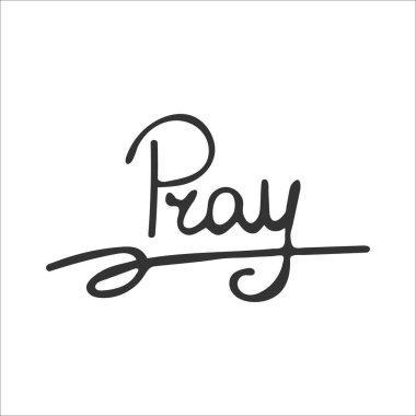 El yazması Hıristiyan yazması ve beyaz arka planda izole edilmiş 