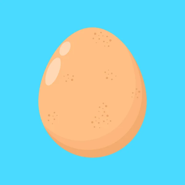 Βραστά Αυγά Έννοια Υγιεινής Διατροφής Αστεία Κινούμενα Σχέδια Χαριτωμένο Αυγό — Διανυσματικό Αρχείο
