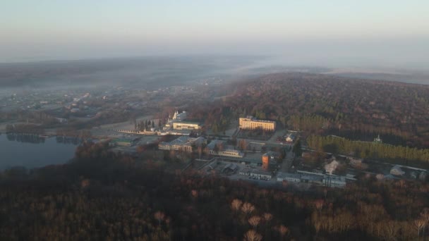 Uitzicht Het Sanatorium Landgoed Van Sergei Pavlovitsj Von Derviz — Stockvideo