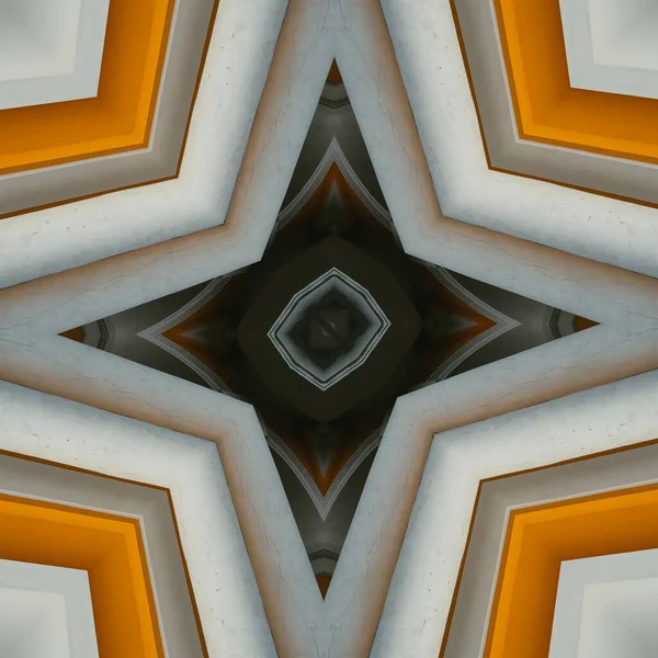 柱の建築幾何学のファサードの眺め — ストック写真