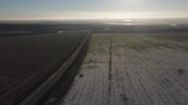 Şehrin dışında harika bir sabah.