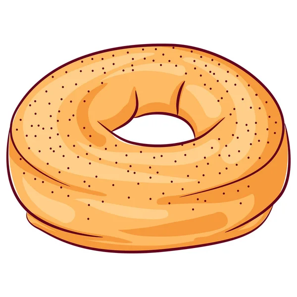 Haşhaş tohumlu simit fırını.