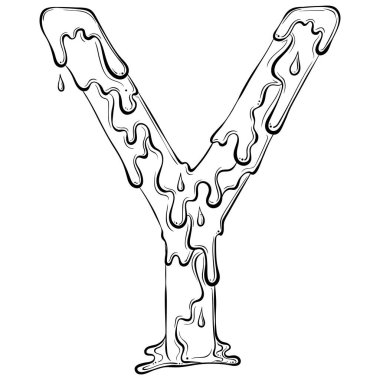 Akış damlalı Y harfi