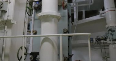 Plate heat cooler of cooling system of main engine