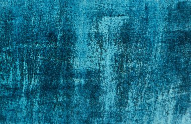 Çatlaklar ve pas ile eski mavi yıpranmış arka plan