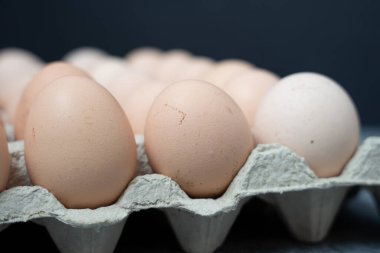 Ekoloczne jajka w kartonowej wytaczance