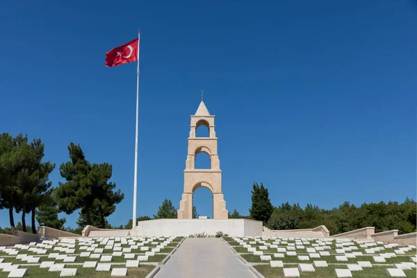 Çanakkale, Türkiye, 26 Eylül 2021: Bu şehitlik, Çanakkale Savaşı 'nda binlerce şehit ve yaralanan 57. Alay anısına inşa edildi..