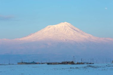 Soğuk kış koşulları ve arka plan, Ararat Dağı, Tarım, Türkiye