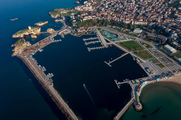 Drone Tir Sile Château Ses Environs Sile Istanbul Dinde — Photo