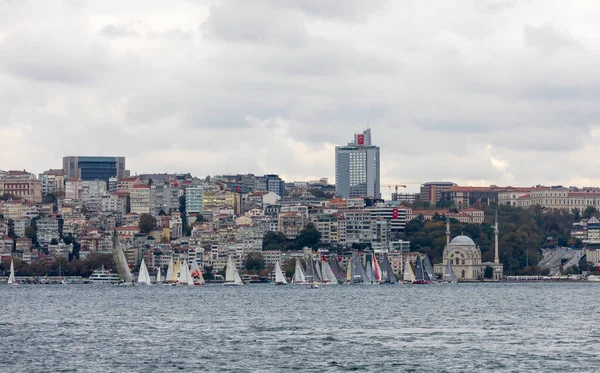 Istanbul Pavo Octubre 2021 Segunda Etapa Carrera Internacional Yates Presidenciales —  Fotos de Stock