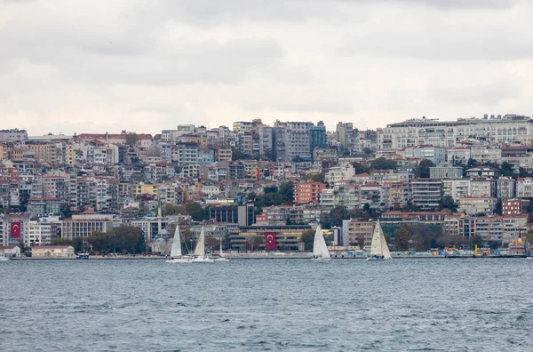 Istanbul Krůty Října 2021 Etapa Prezidentského Mezinárodního Závodu Jachet Byla — Stock fotografie