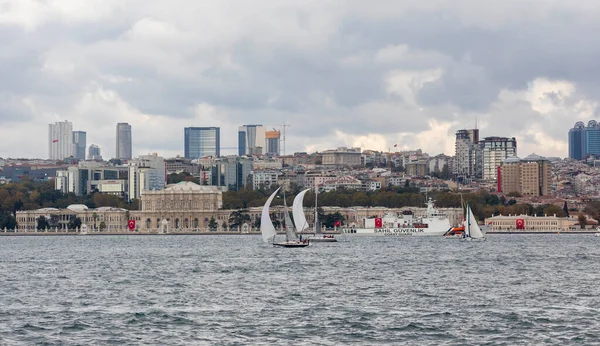 Istanbul Pavo Octubre 2021 Segunda Etapa Carrera Internacional Yates Presidenciales —  Fotos de Stock