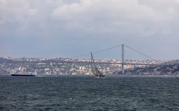 Istanbul Pavo Octubre 2021 Segunda Etapa Carrera Internacional Yates Presidenciales — Foto de Stock