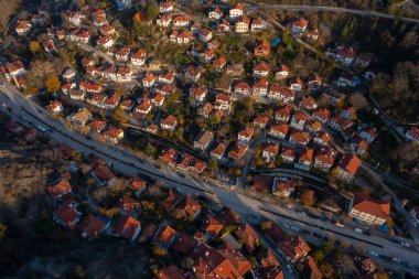 Bolu 'nun güzel bölgesi Goynuk ve tarihi Osmanlı evlerinin manzarasıdır..