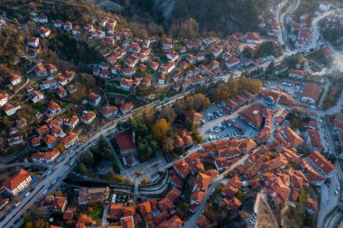 Bolu 'nun güzel bölgesi Goynuk ve tarihi Osmanlı evlerinin manzarasıdır..