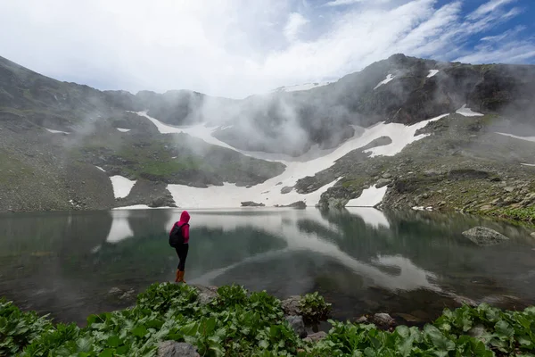 Karagol Black Lake Giresun Eastern Black Sea Mountains Glacial Lakes — Stock Photo, Image